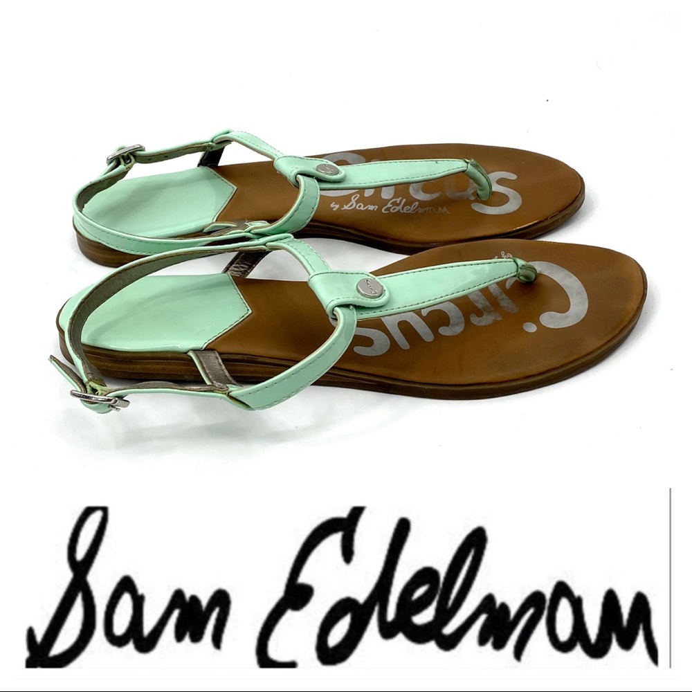 💕SALE💕 Sam Edelman Green Circus Cayden Sandals - Picture 3 of 8